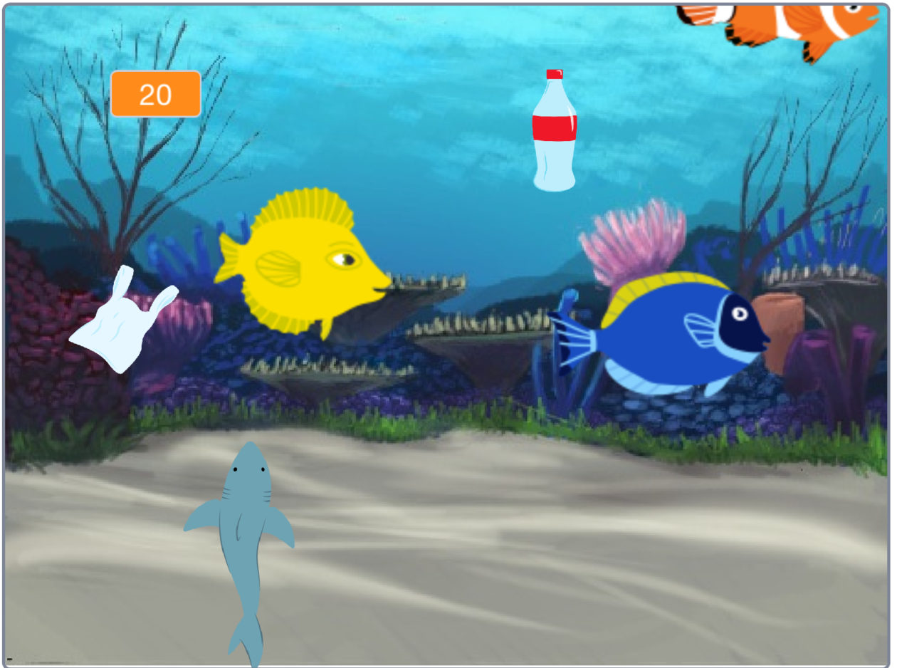 Save the shark a scratch game by Ben – Banton Biggies