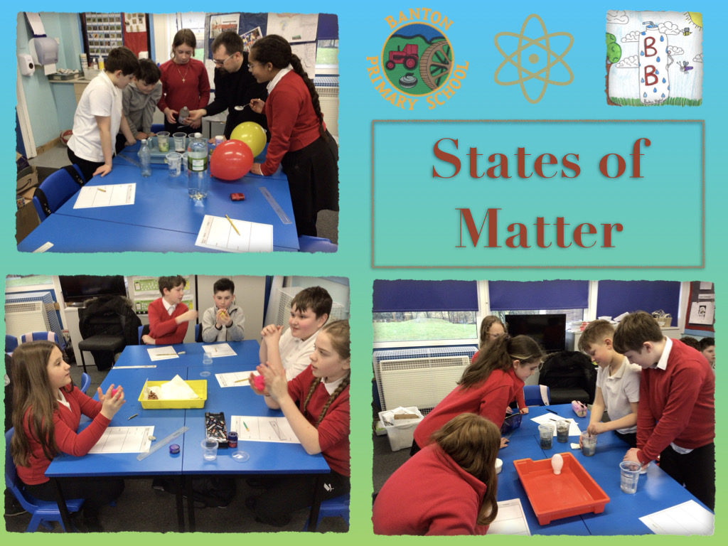 photos of children investigating states of matter