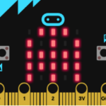 microbit showing the ghost icon