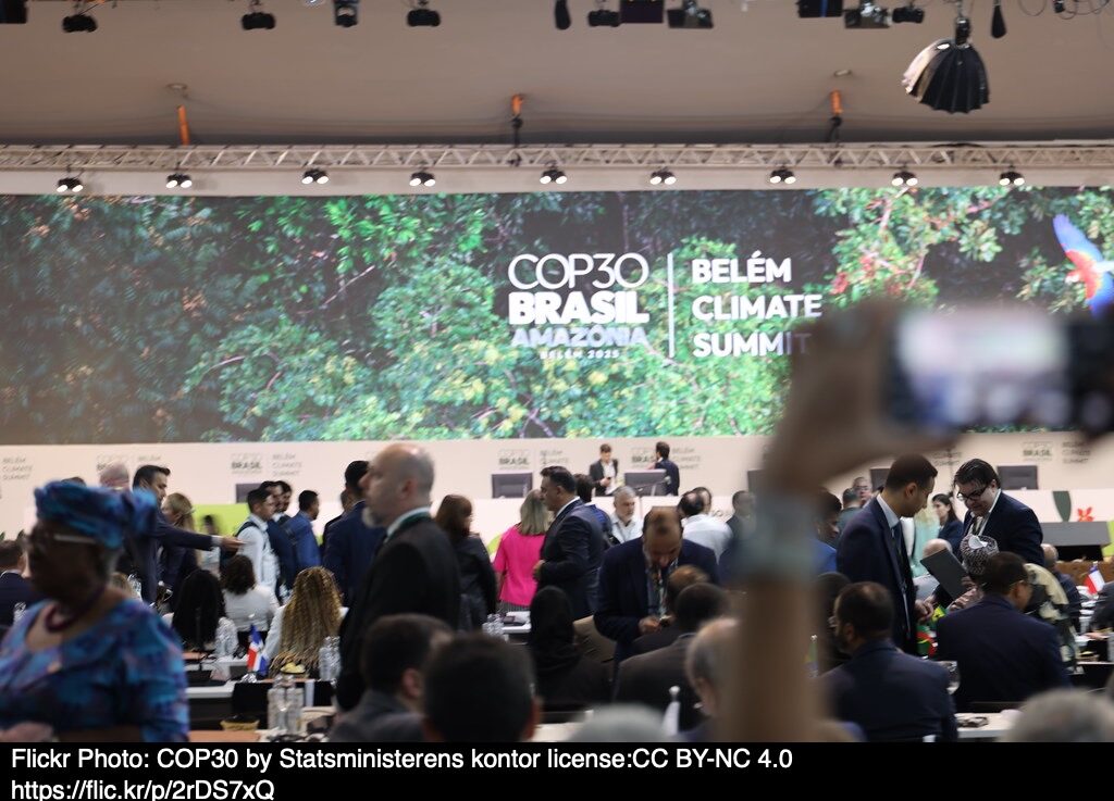 Cop30 crowd in front of stage