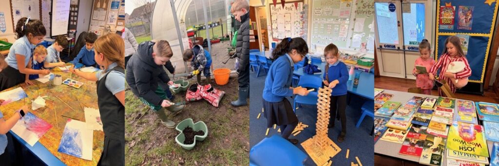 montage of school activities