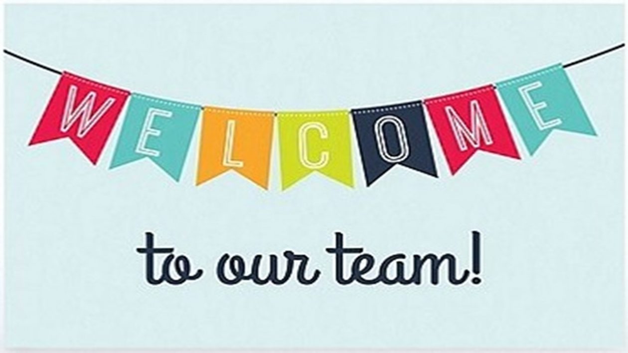 Welcome to our new staff members…