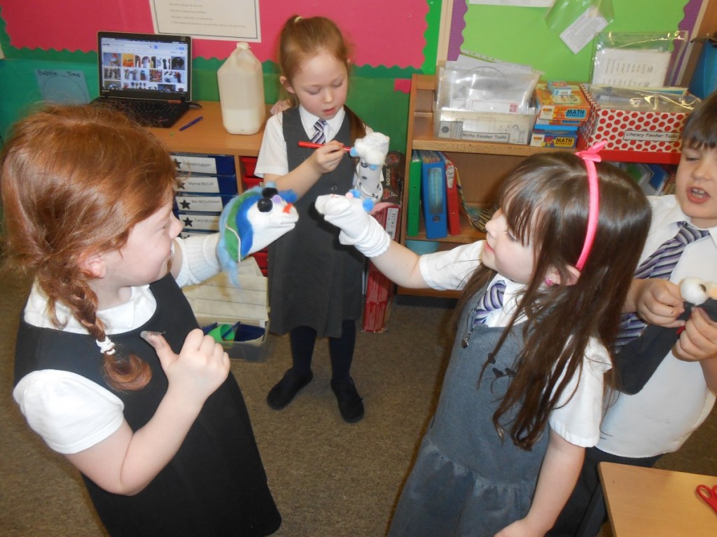 Puppet Making in Primary 3