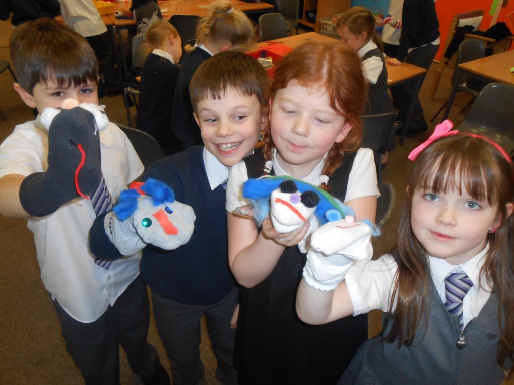 Puppet Making in Primary 3