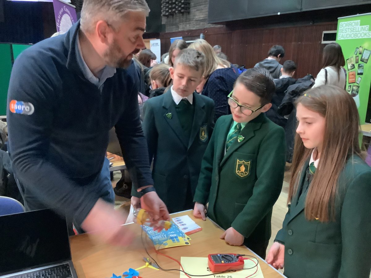 Primary 6 pupils represent school at sustainability conference