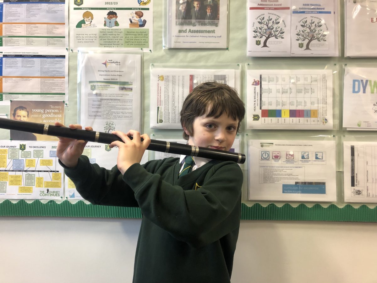 Primary 5 pupil shows impressive musical talent