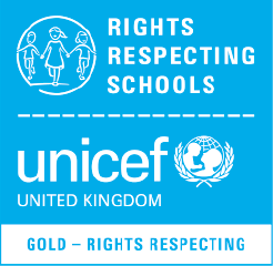 Logo of Rights Respecting Schools - Gold level