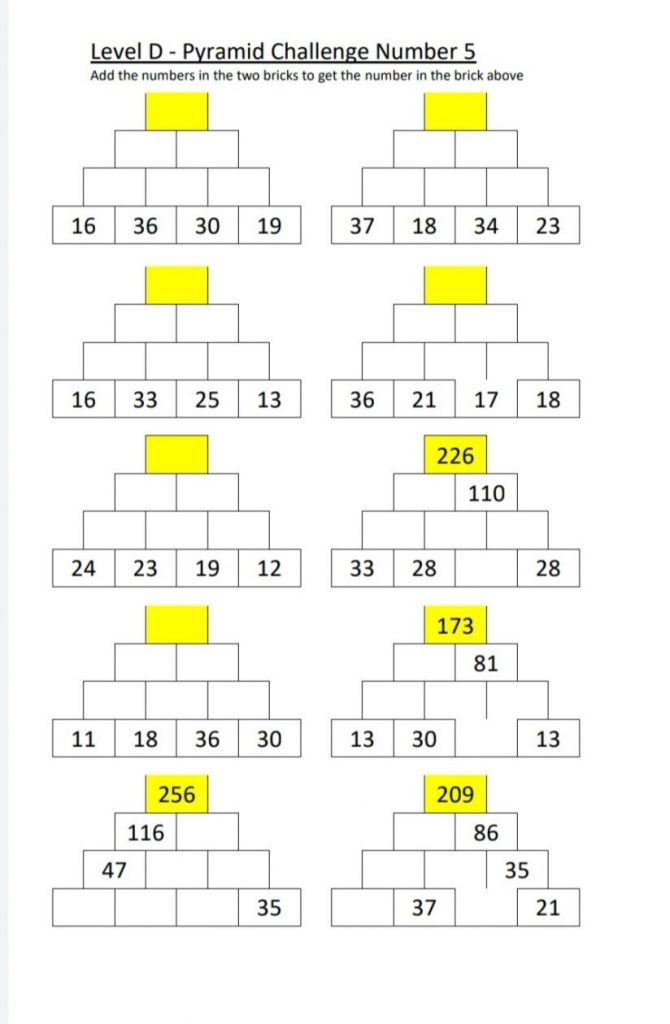 Pyramid Number Challenge