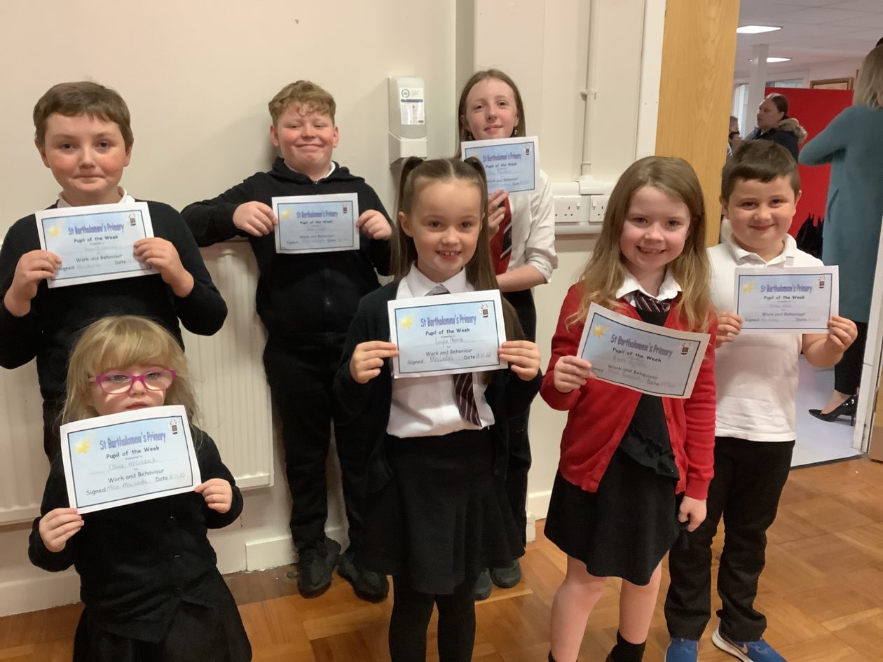 Pupils of the week