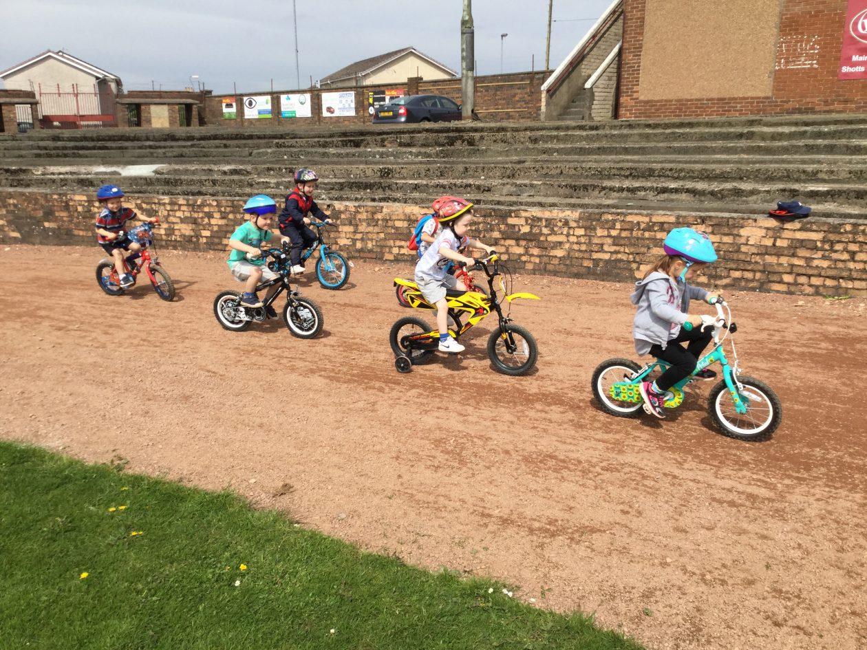 Play on Pedals what a success Shotts Family Learning Centre