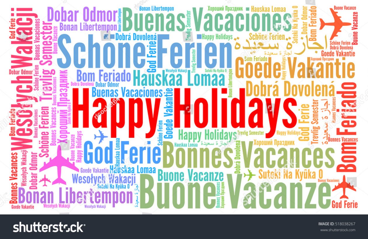 Happy holidays in different languages Wordle
