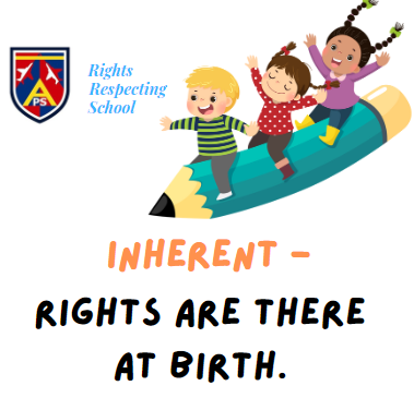 Inherent Rights Class Display Rights Respecting Schools | Arkleston Primary School