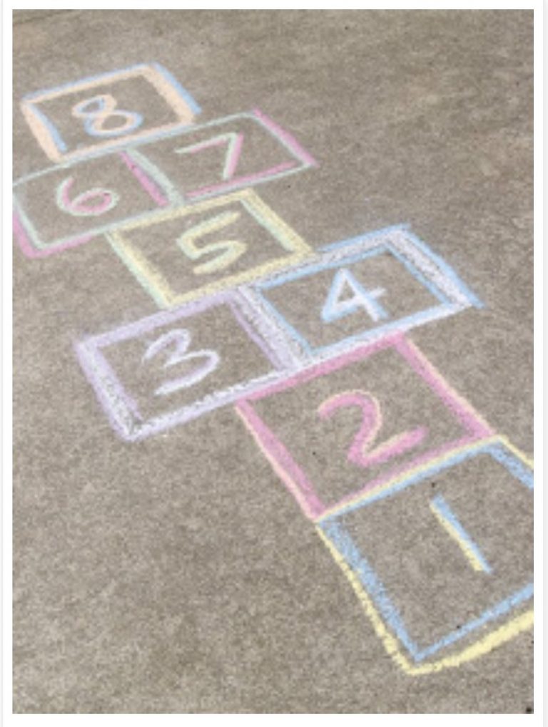 Pavement + chalk = instant fun! Williamsburgh Early Learning and
