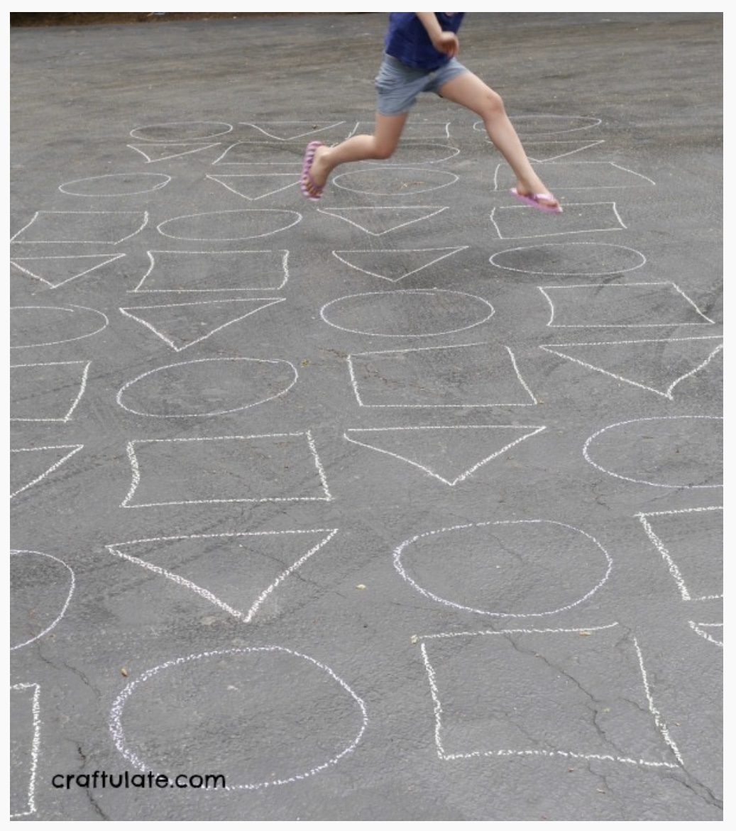 Pavement + chalk = instant fun! Williamsburgh Early Learning and