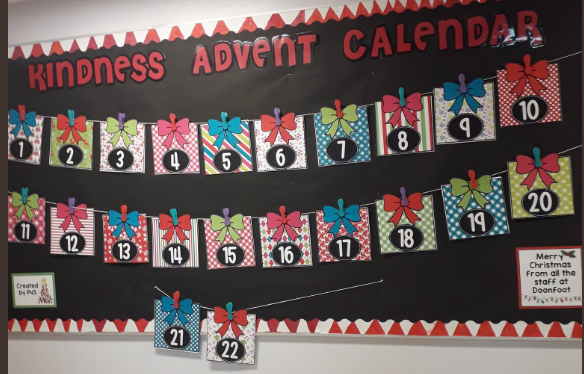 The Advent Calendar that keeps on giving Doonfoot Primary School Website