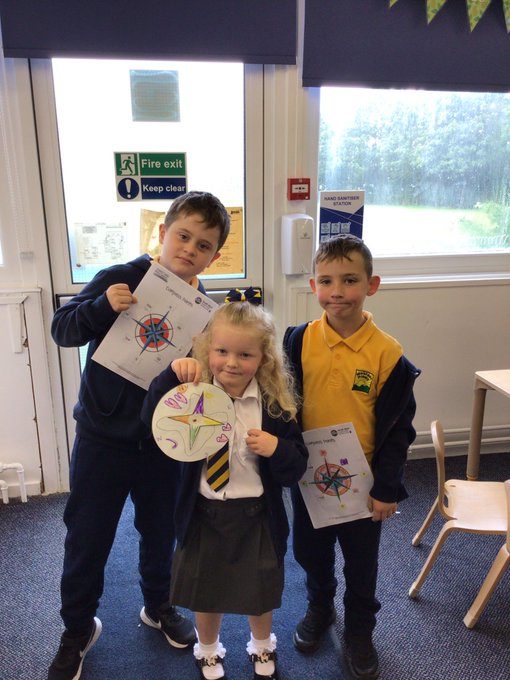 Compass points Minishant Primary School