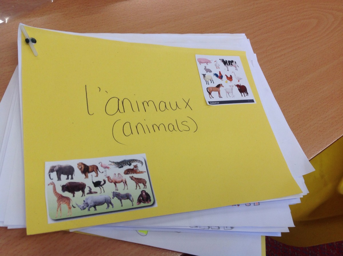 French animal booklet | Aith Primary Department