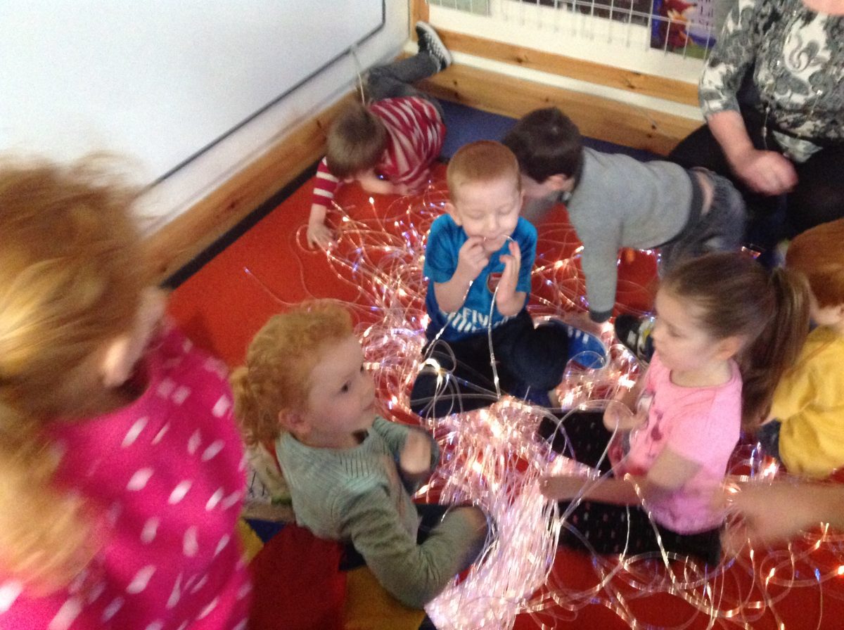 We have got the sensory strings to use