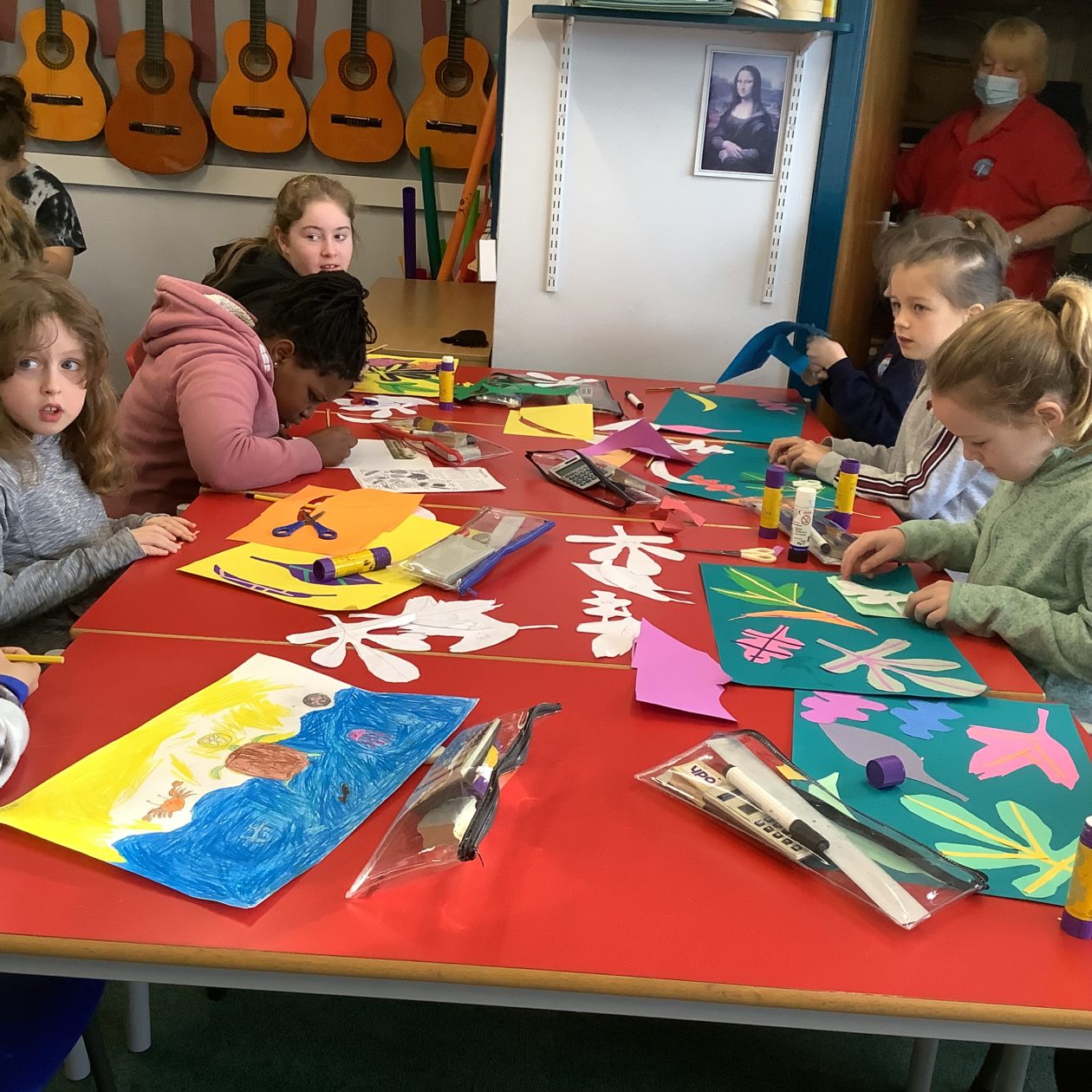 Art Lessons Term 1 Autumn Leaf Collage P4 5 2020 21