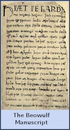 beowulf anglo saxon composed boast eighth poetry surviving