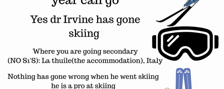 Ski Trip Information by Debbie Johnson