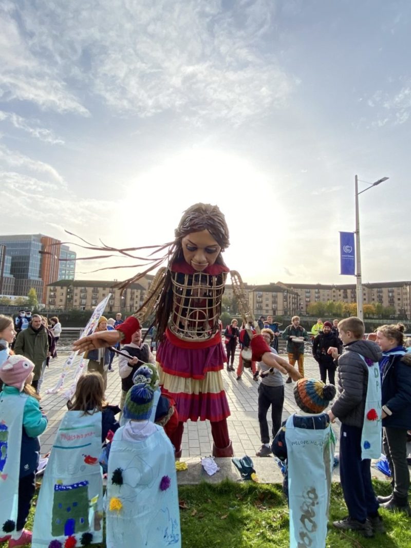 Little Amal Comes To Glasgow Bringing A Strong Message