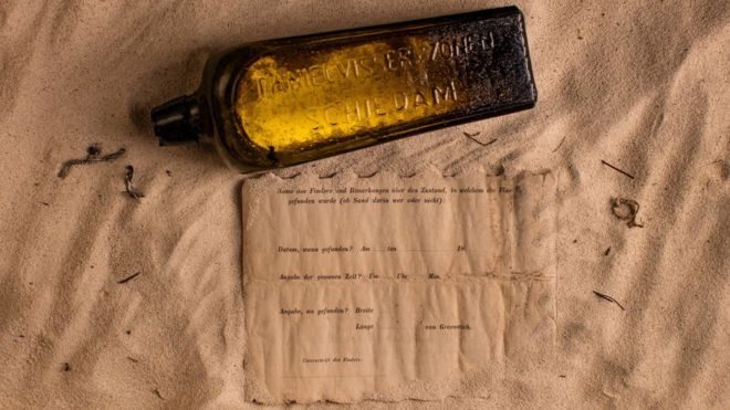 Oldest message in a bottle found on a beach in Western Australia