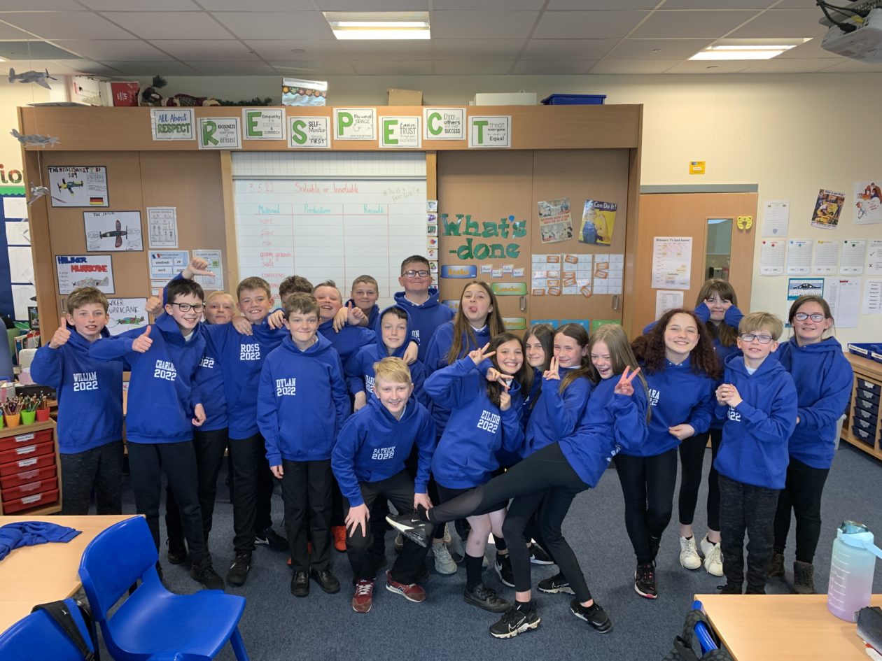 The hoodies are here! Woodpark Primary School