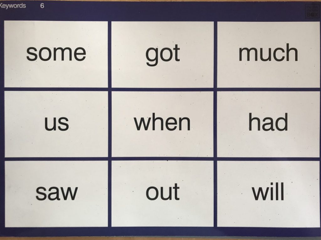 Five minute box-Keyword Games | Blackburn Primary