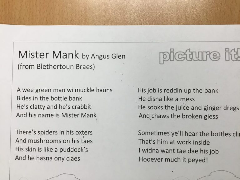 Mister Mank in P5/6 Deans Primary School Blog
