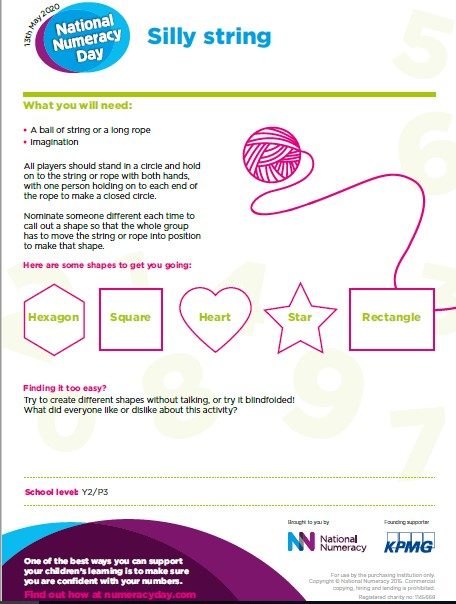 Numeracy Activities For National Numeracy Day Livingston Village 