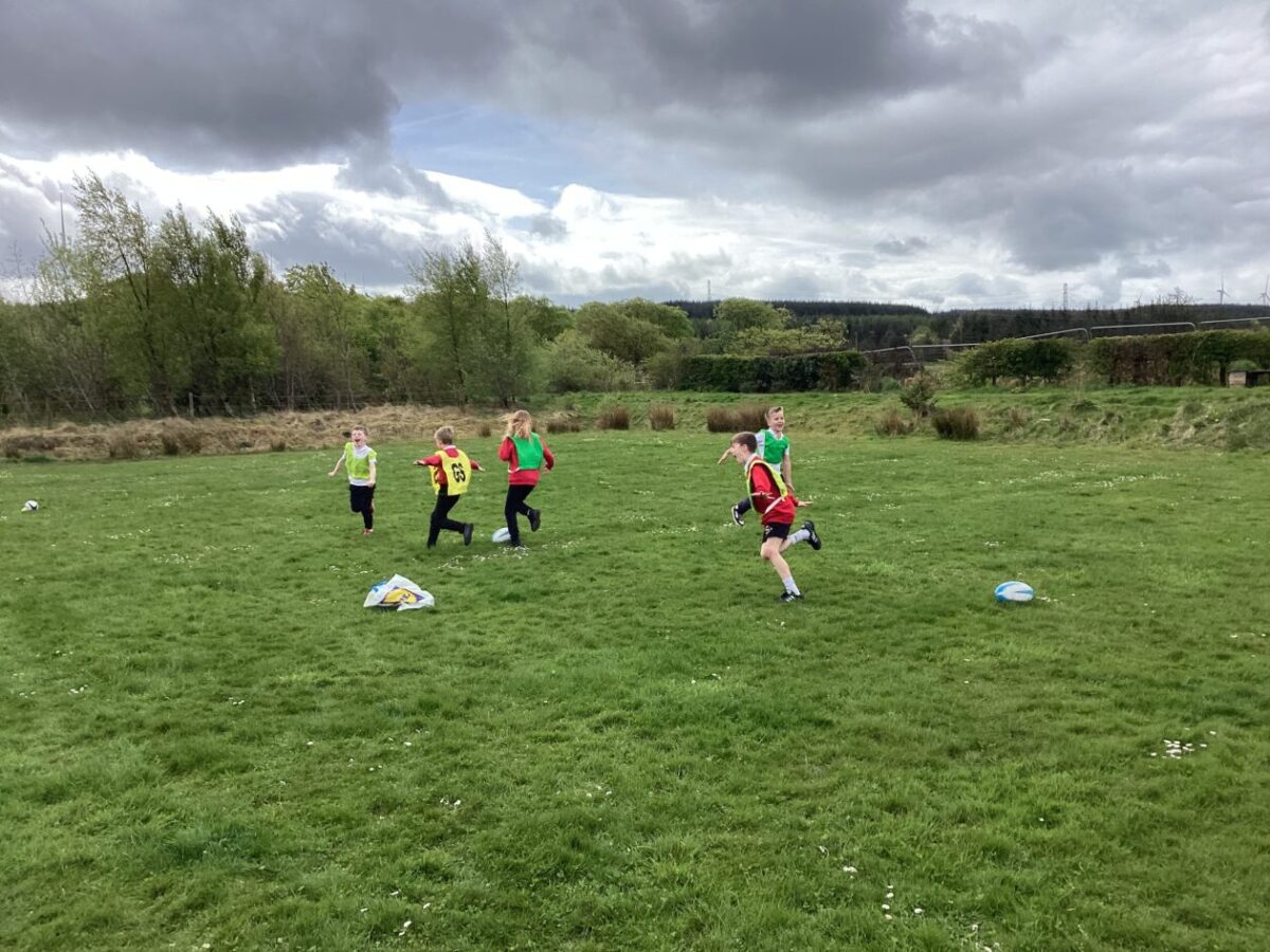 Rugby skills session